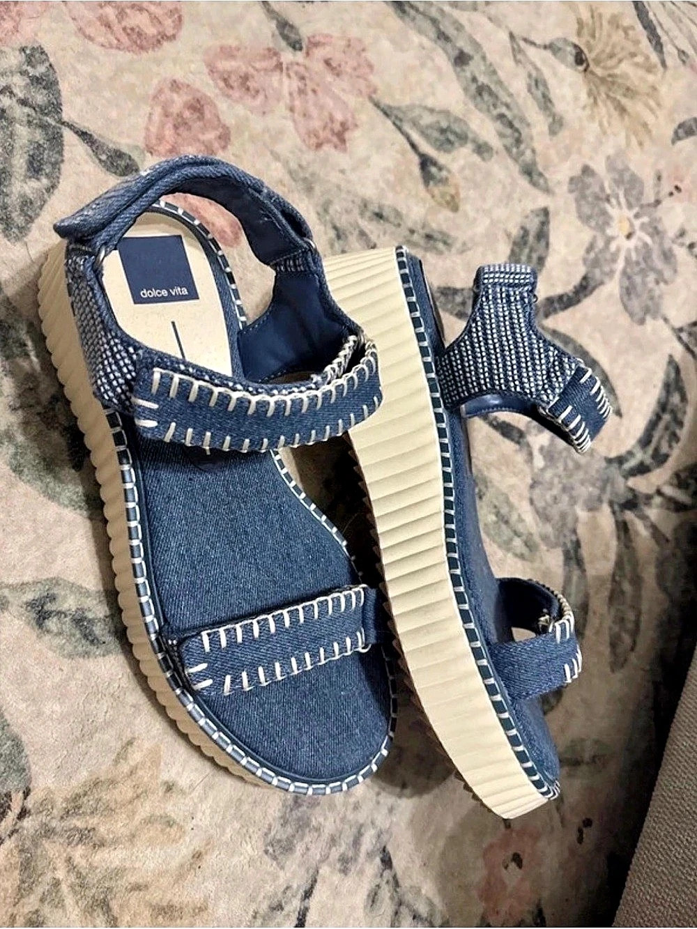 Dolce Vita Denim Blue Platform Sandals - New w/o tags